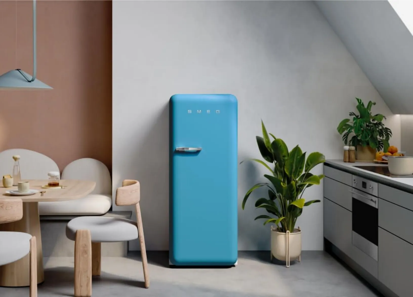 Frigorifero Light Blue di Smeg