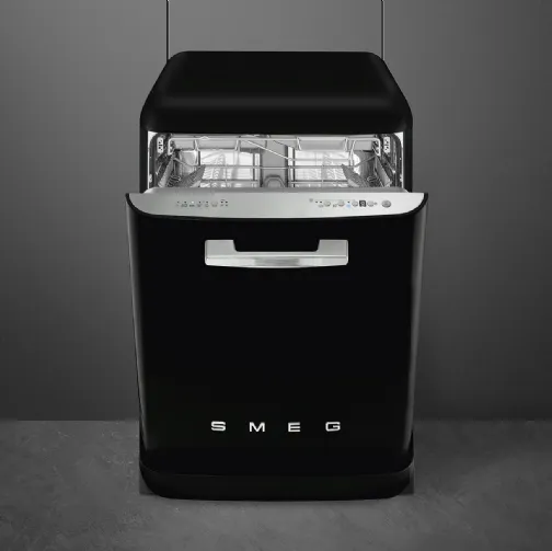 Lavastoviglie LVFABBL3 50s Style Nera di Smeg