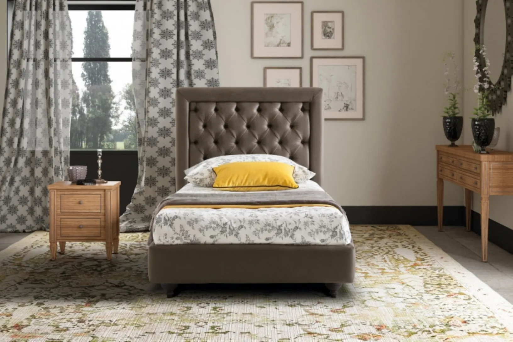 Letto singolo classico Monet di Le Comfort